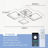 Nordic Pendant Light Ceiling Lamp Modern square LED Chandelier Suitable for Bedrooms Living Rooms Kitchen Dining Lighting Decor Aimak Store