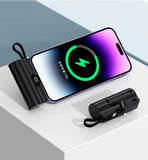 5000/10000/20000mAh 2IN1 Mini Power Bank Pocket External Battery Plug Portable Power Bank For iPhone Huawei Fast Charging Outdoo Aimak Store