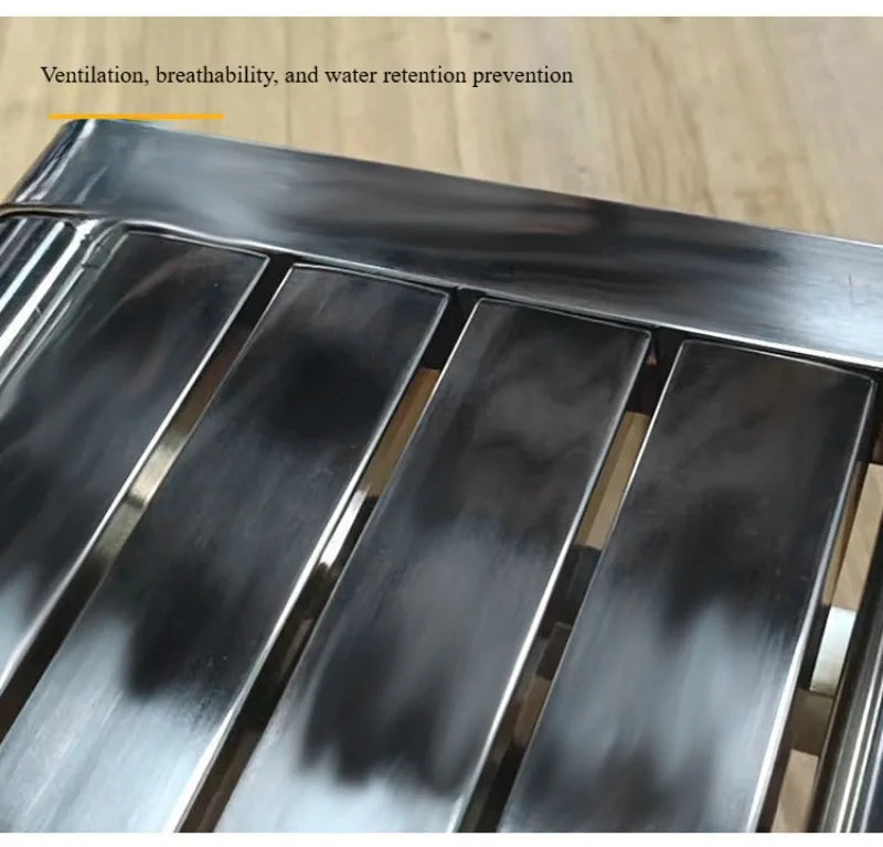 Multi-size Stainless Steel Stool Bathroom Thickened Foot Stool Home Factory Console Use Multifunctional Furniture Mueble Aimak Store