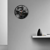 Sewing Machine Customization Vinyl Record Wall Clock Quilting Room Decoration Logo Personalized Tailor Name Clock Tailor Gift Aimak Store