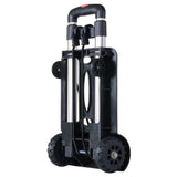 New Aluminum Alloy Plastic Garden Cart Lightweight Universal Vegetable Cart Black Shopping Cart Aimak Store