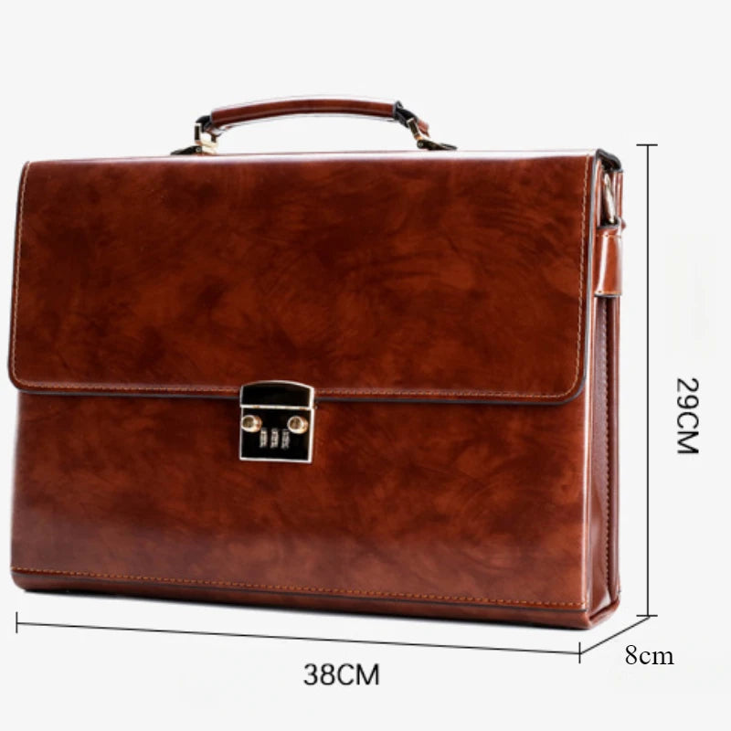 Men's High Quality Business Briefcase Crossbody Shoulder Messenger Bags Male Office Handbag Laptop Bags Bolsos Para Hombre Aimak Store