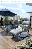 Modern Folding Rocking Chair for Adults Luxury Lite Recliner with Adjustable Backrest Balcony Lounges, Living Rooms Relaxation Aimak Store