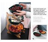 Internet Famous Fruit Tray Creative Modern Home Decoration Multilayer Nordic Style Luxury Snack Tray Aimak Store