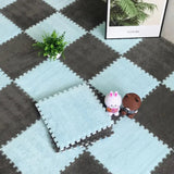 30*30CM Soft Plush Children Kids Rug Play Mat Puzzle Carpet Warm Playmat Interlocking Exercise Tiles Floor Carpet Decoration Mat Aimak Store