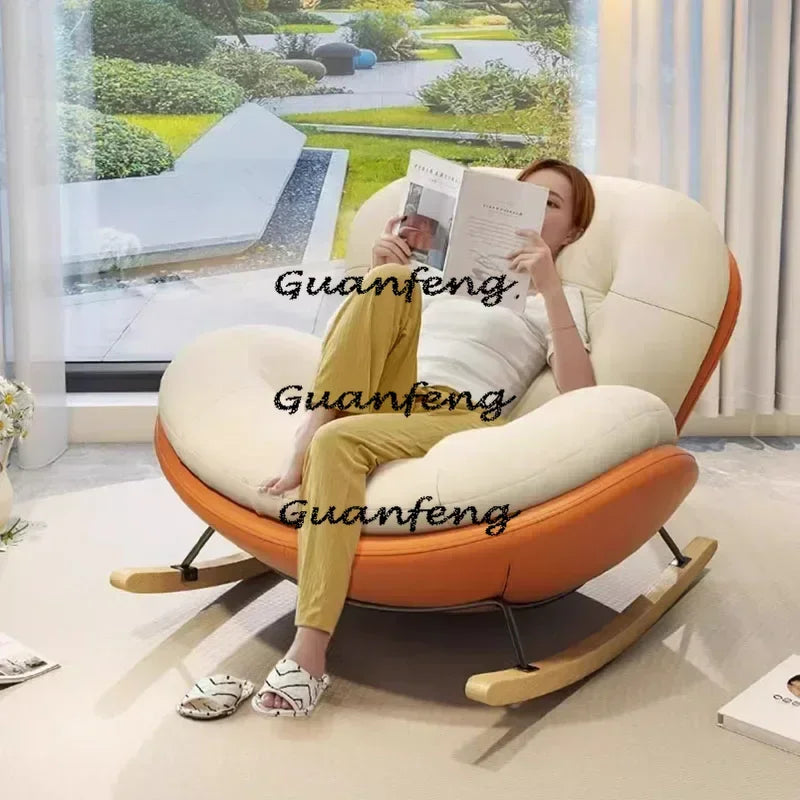 Ergonomic Lazy Reading Chairs, Living Room Chairs, Lounge Rocking, Nordic Girl Chairs, Luxury Modern Throne, Home Furniture Aimak Store
