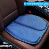 Car Gel Cooling Seat Cushion 3D Honeycomb Cool and Breathable Cool Ice Silk Car Home Office Chair Cushion Car Accessories Aimak Store