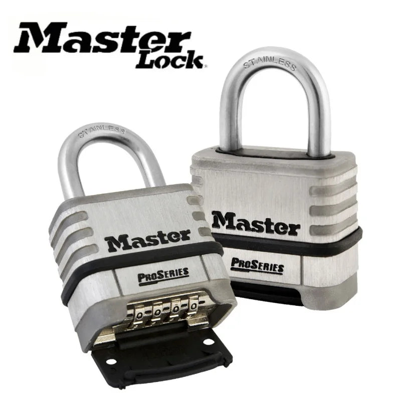 1/2Pcs Master Lock ProSeries Stainless Steel Anti-theft Waterproof Padlock Home Dormitory Outdoor Password Lock 1174 Aimak Store