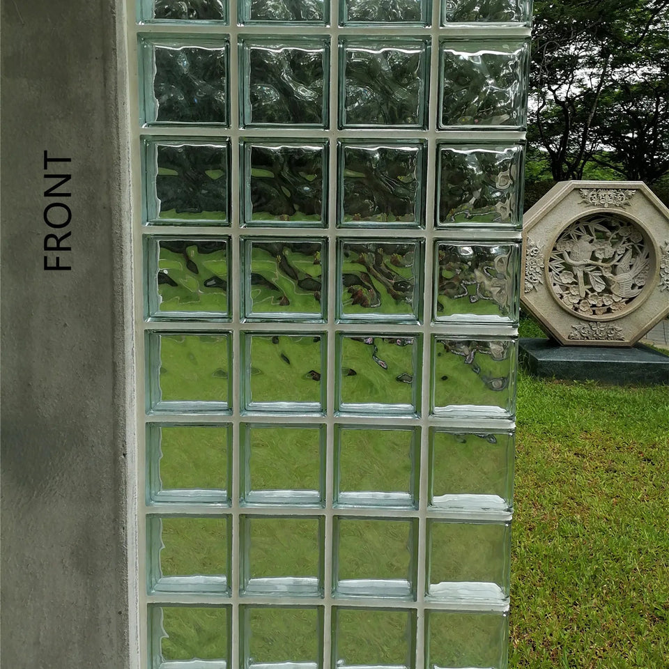 Pack 6 Square Hollow Bricks for Home Decoration, Glass Brick, Screen Room Divider, Office and Hotel Partition Wall, 7.5in(19cm), Aimak Store