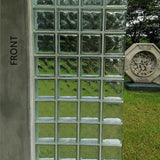 Pack 6 Square Hollow Bricks for Home Decoration, Glass Brick, Screen Room Divider, Office and Hotel Partition Wall, 7.5in(19cm), Aimak Store