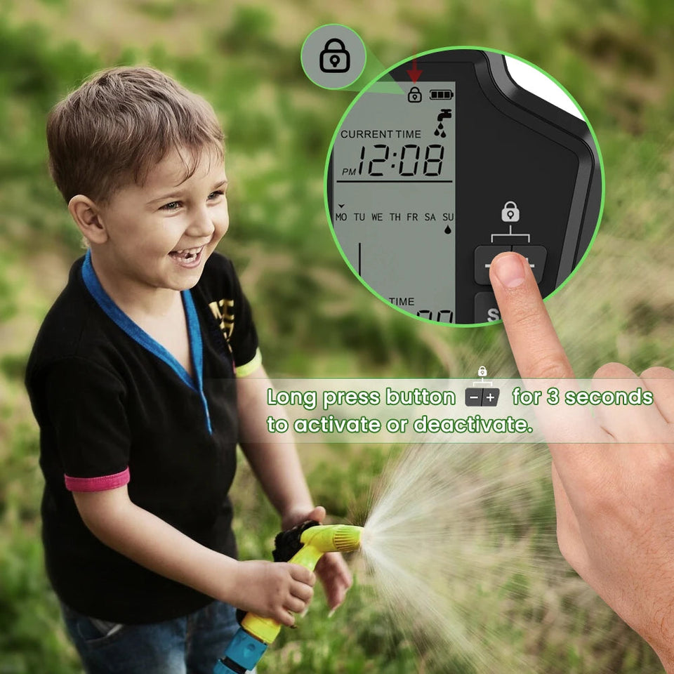 AVATTO Tuya WiFi Smart Display & Button Water Sprinkler Timer，Irrigation System Outdoor Home Garden Lawn Greenhouse Supplies Aimak Store