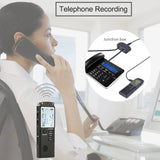 16GB/32GB/64GB Voice Recorder USB Professional 96h Dictaphone Noise Reduction Digital Audio Voice Recording with WAV,MP3 Player Aimak Store