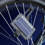 Solar LED Bicycle Spoke Light USB Rechargeable Bicycle Rim Decor Light Waterproof Cycling Tire Lights for Cycling Decoration Aimak Store
