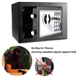 Electronic Digital Keypad Lock  Security Box All Steel for Home  fireproof file cabinet fireproof lock box small Aimak Store