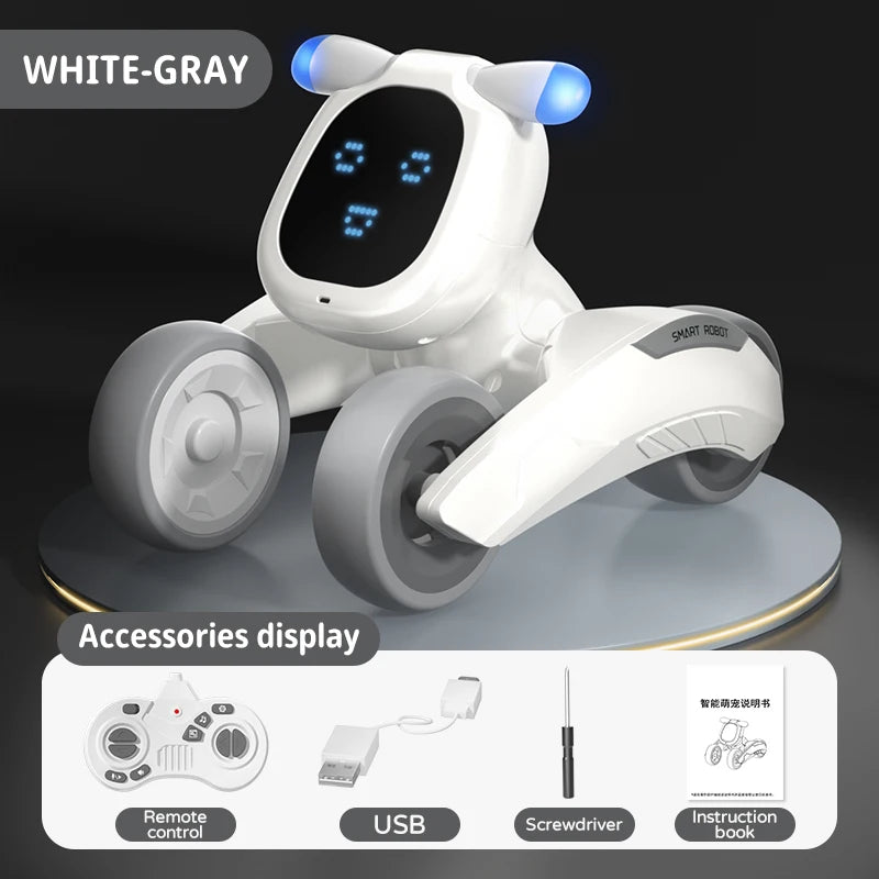 JJRC New R28 Cute Voice Dialogue Electronic Pet Children Early Education Toy Parent Child Interactive Communication Machine Dog Aimak Store