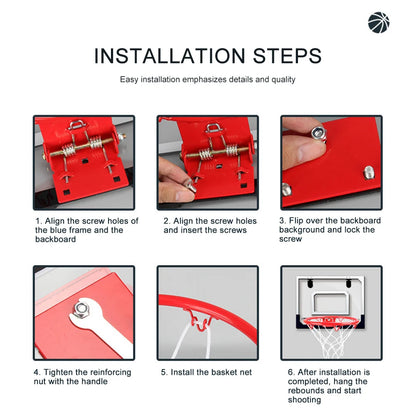 Kids Mini Basketball Hoop With Electronic Scoreboard Ball Sport Backboard Outdoor Indoor Excersise Accessory Funny Game Toys