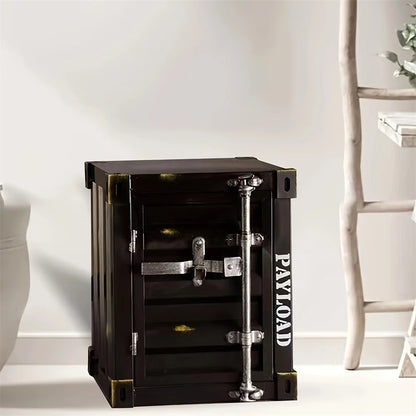 Coffee table, side table, industrial style cabinet, iron bedside table, creative bedside cabinet, small storage cabinet
