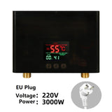 110-220AC Instant ElectricTankless Water Heater Hot Instantaneous Water Heater System for Kitchen Bathroom with remote control Aimak Store