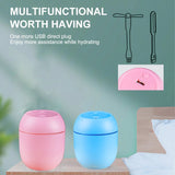 USB Portable Air Humidifier 250ML Essential Oil Diffuser 2 Modes Auto Off with LED Light for Home Car Mist Maker Face Steamer Aimak Store