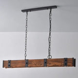 Old Style American Vintage Attic Wooden Pendent Lamp Dining Room Bar Table Clothing Store Industrial Pendant Lamp Led Lighting Aimak Store