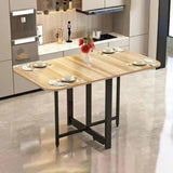 Joylove Folding Dining Table Home Imitation Rock Board Ultra-thin Multi-functional Combination Dining Table Multi-person Table Aimak Store