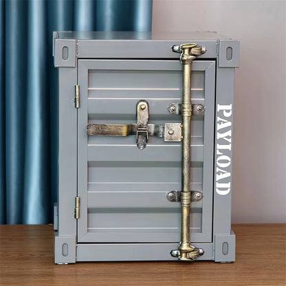 Coffee table, side table, industrial style cabinet, iron bedside table, creative bedside cabinet, small storage cabinet
