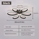 60CM 75W LED Ceiling Lights Living Room Bedroom Lights Indoor Lights Living Room Foyer Lighting Fixtures ceiling led lights Aimak Store