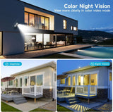 XVIM 4MP Solar Security Camera Wireless WiFi 4MP Solar Battery Powered Camera HD Home Surveillance Protection Aimak Store