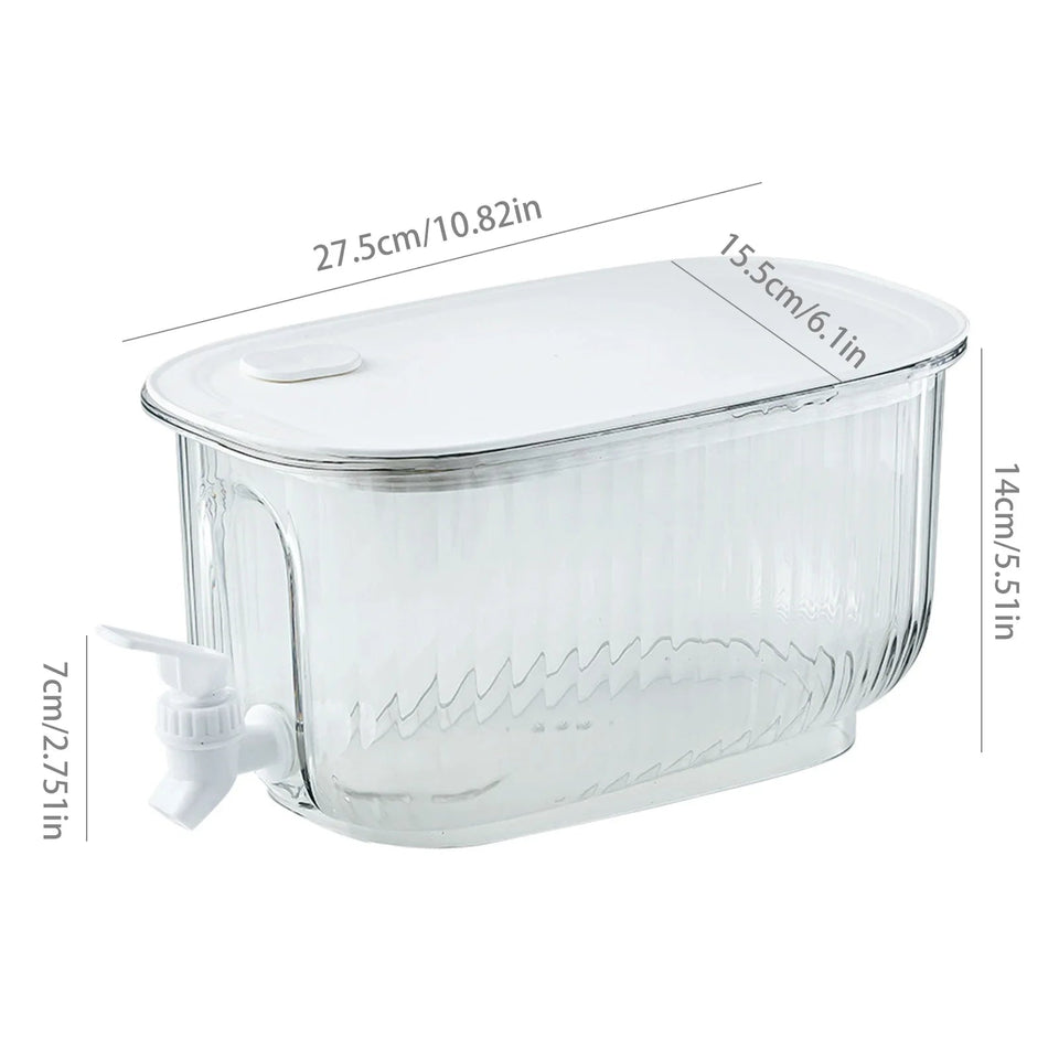 Large Cold Kettle Refrigerator With Faucet Lemonade Bottle Drinkware Kettle Pot Beverage Dispenser Home Cool Water Jug Bucket Aimak Store