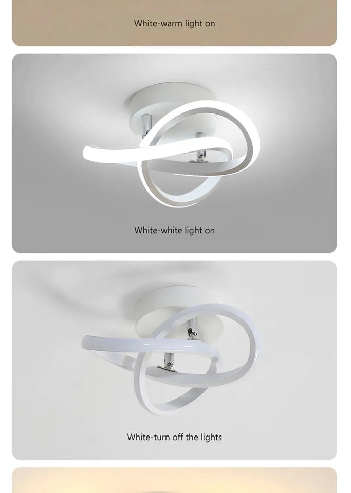 Nordic Minimalist LED Strip Corridor Ceiling Light Creative Living Room Balcony Bedroom Home Decoration Lighting Fixtures Aimak Store