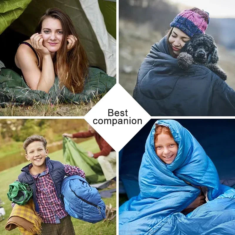 Camping Sleeping Bag Ultralight Waterproof 4 Season Warm Envelope Backpacking Sleeping Bags for Outdoor Traveling Hiking Aimak Store