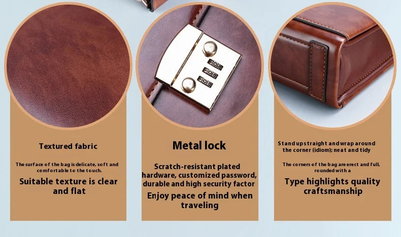 Men's High Quality Business Briefcase Crossbody Shoulder Messenger Bags Male Office Handbag Laptop Bags Bolsos Para Hombre Aimak Store