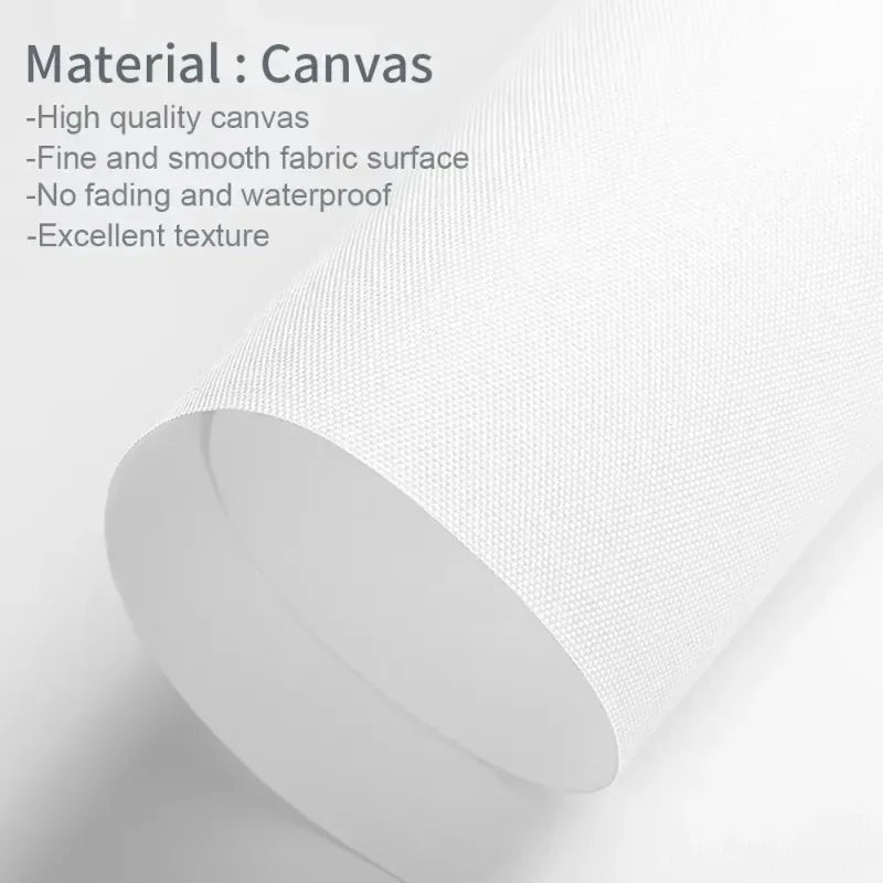 Frameless Golden Horse Canvas Wall Art Modern Decor with Urban Backdrop,White Golden Abstract Painting for Living Room Bedroom Aimak Store