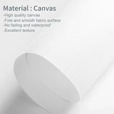 Frameless Golden Horse Canvas Wall Art Modern Decor with Urban Backdrop,White Golden Abstract Painting for Living Room Bedroom Aimak Store