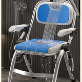 Bathroom Chair for Elderly with Backres Folding Shower Seat for Safety Non-Slip Locking Ideal for Senior Citizen Pregnant Women Aimak Store