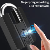 Smart Fingerprint Padlock Keyless Security Password Locker Anti-Theft TTLOCK/Tuya APP Controls Biometric Thumbprint Door Lock Aimak Store