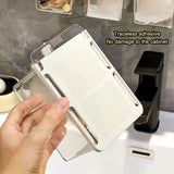 Transparent Bathroom Cotton Stick Makeup Cotton Bathroom Pull-Out Storage Drawer Style Storage Box Under The Mirror Cabinet Aimak Store
