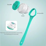 Multifunction Detachable Electric Bath Brush 5in1 Facial Cleansing Skin Grinding Back Rubbing Long Handle Massage Shower Brush Aimak Store
