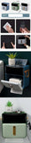 Paper Towel Toilet Paper Holder Waterproof Tissue Box Wall Mount Storage Shelf Rack Paper Storage Box Bathroom Accessories Aimak Store