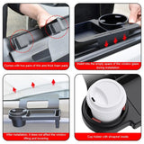 Car Organizer Box With Cup Holder Drink Holder Side Door Window Phone Slot Hanging Storage Rack For Vehicle Interior Accessories Aimak Store