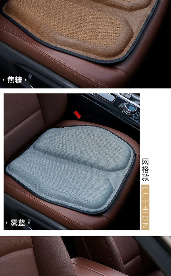 Car Gel Cooling Seat Cushion 3D Honeycomb Cool and Breathable Cool Ice Silk Car Home Office Chair Cushion Car Accessories Aimak Store