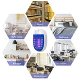 2/4/6Pcs LED Socket Mosquito Killer Lamp US/EU Plug Electric Mosquito Fly Bug Insect Trap Killer Night Lamp Aimak Store