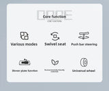 Ultra-light Foldable Baby Stroller Child High Viewpoint Sit-Lie Baby Pushchair Infant Pram Toddler Walker Kids Wheelbarrow Aimak Store