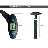 40kg/100g Digital Electronic Luggage Scale Portable Suitcase Scale Travel Bag Weighting Fish Hook Hanging Scale（Without Battery） Aimak Store