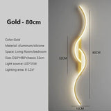 LED Wall Lamp 60/80/100CM Smart Remote Control Adjustable Color Temperature Brightness Bedroom Bedside Living Room Wall Sconces Aimak Store