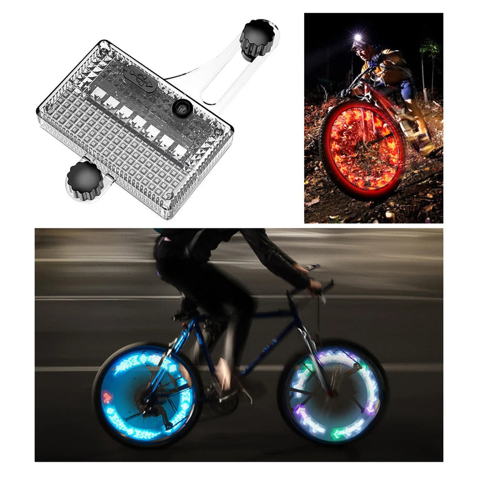 Solar LED Bicycle Spoke Light USB Rechargeable Bicycle Rim Decor Light Waterproof Cycling Tire Lights for Cycling Decoration Aimak Store