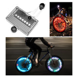 Solar LED Bicycle Spoke Light USB Rechargeable Bicycle Rim Decor Light Waterproof Cycling Tire Lights for Cycling Decoration Aimak Store