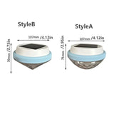 Vibrant Solar Powered Floating Lights Rechargeable Night Projection Underwater Glowing Lamp RGB Colors LED Pool Lights Swimming Aimak Store