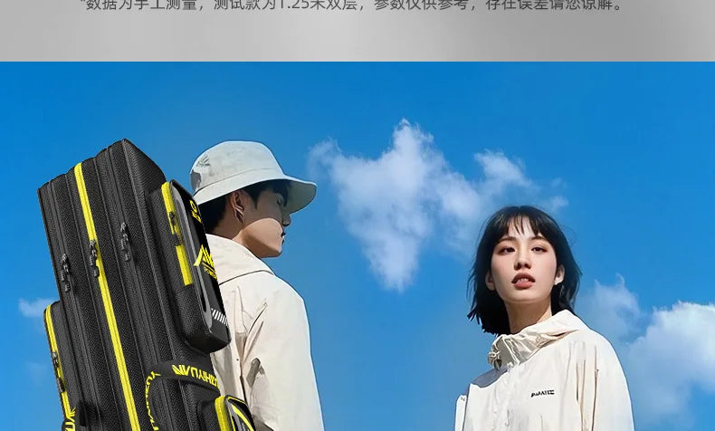 YUZHIYUAN 2025 New Fishing Rod Bag Lightweight Waterproof Wear-resistant Sea Rod Bag Special Fishing Big Belly Storage Bag Aimak Store