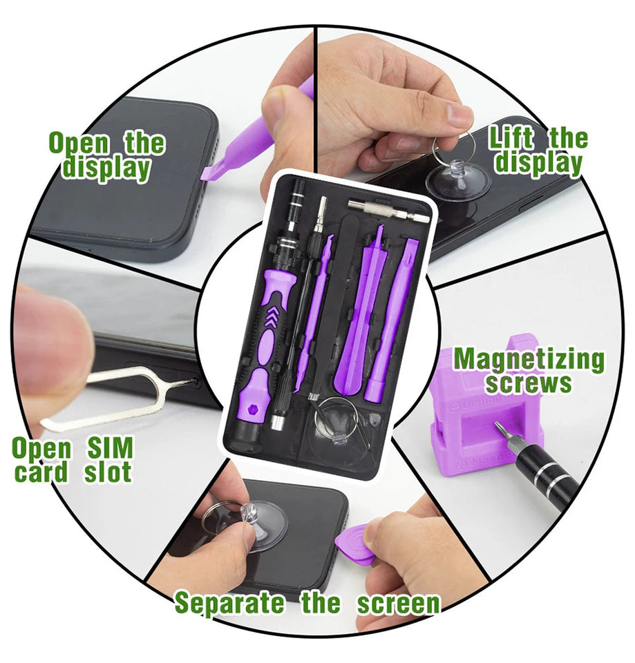 115 in 1 Precision Screwdriver Set Multifunctional Magnetic Repair Tools Kit for Computer Laptop Phone MacBook Household Repairs Aimak Store
